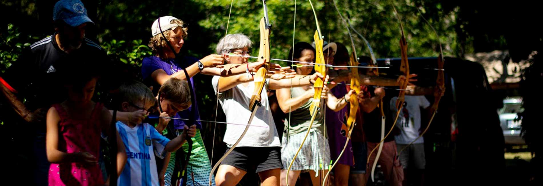 Tir à l'arc au camping Les Pialades