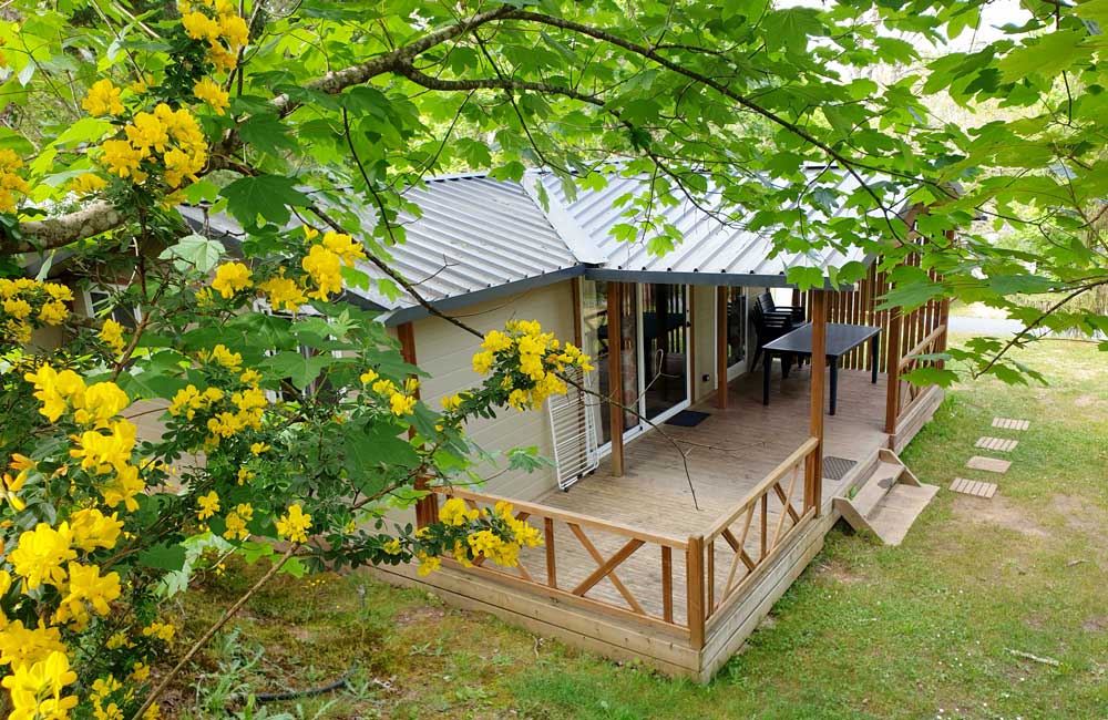 Chalet 3 chambres camping Dordogne