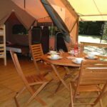 Tente lodge Victoria terrasse