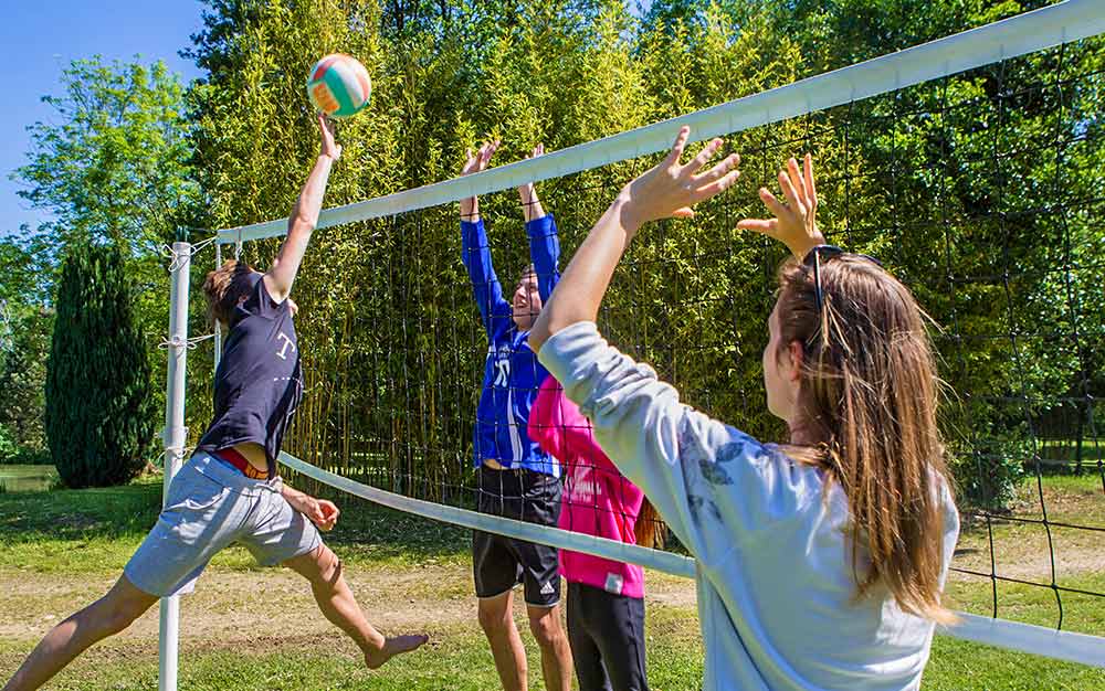 animations volley camping dordogne