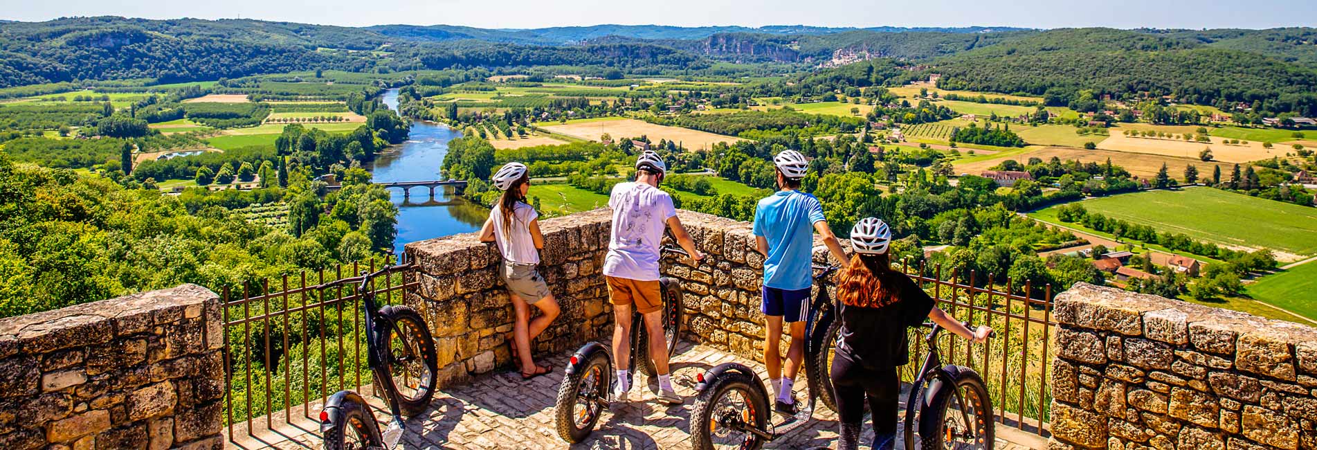 panorama nature en dordogne sport kickbike