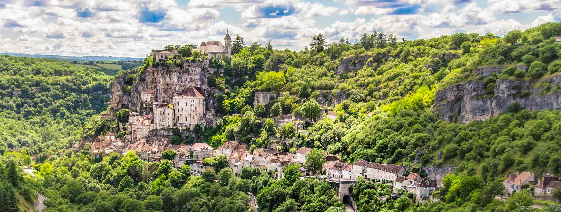 rocamadour vue panoramique site classe unesco proche camping les pialades