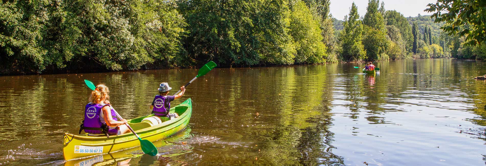 sejour dordogne en canoe camping les pialades