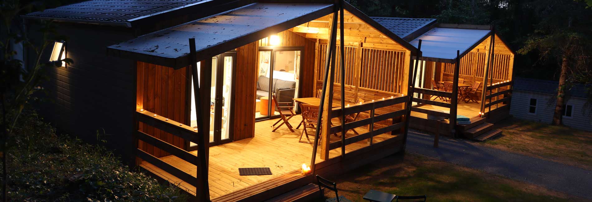 Chalet Mimosa 2022 de nuit