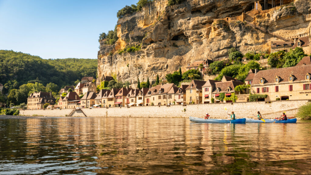 Descente de la Dordogne en canoë - La Roque-Gageac - Camping les Pialades