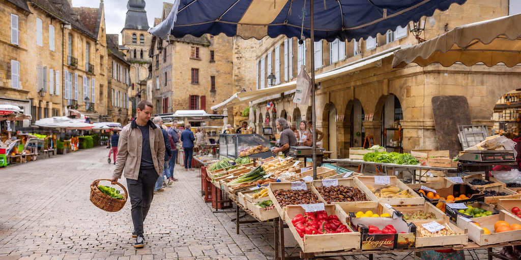 Vacances solo marché de Sarlat