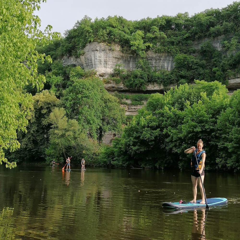 Vacances solo et paddle sur la dordogne